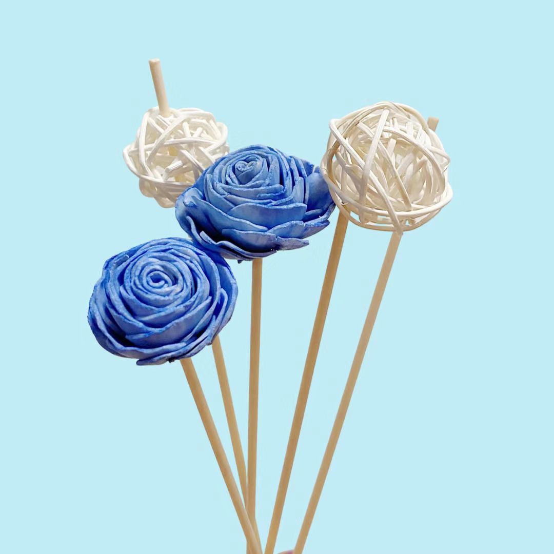 Picture of Simulation Floral Ornaments ins Decoration Home Furnishings Tongcao Rose Cafe Famous Desktop Non-fire Aromatherapy Flowers