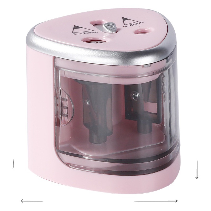 Astronomical double-hole electric pencil sharpener elementary school student writing stationery automatic pencil sharpener pencil sharpener tw8004