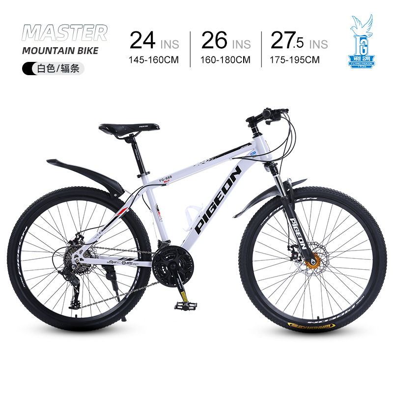 Picture of Flying Pigeon Bike Men's Cross-country Variable Speed Mountain Bike 24 Inch Outdoor Sports Cycling Road Bike