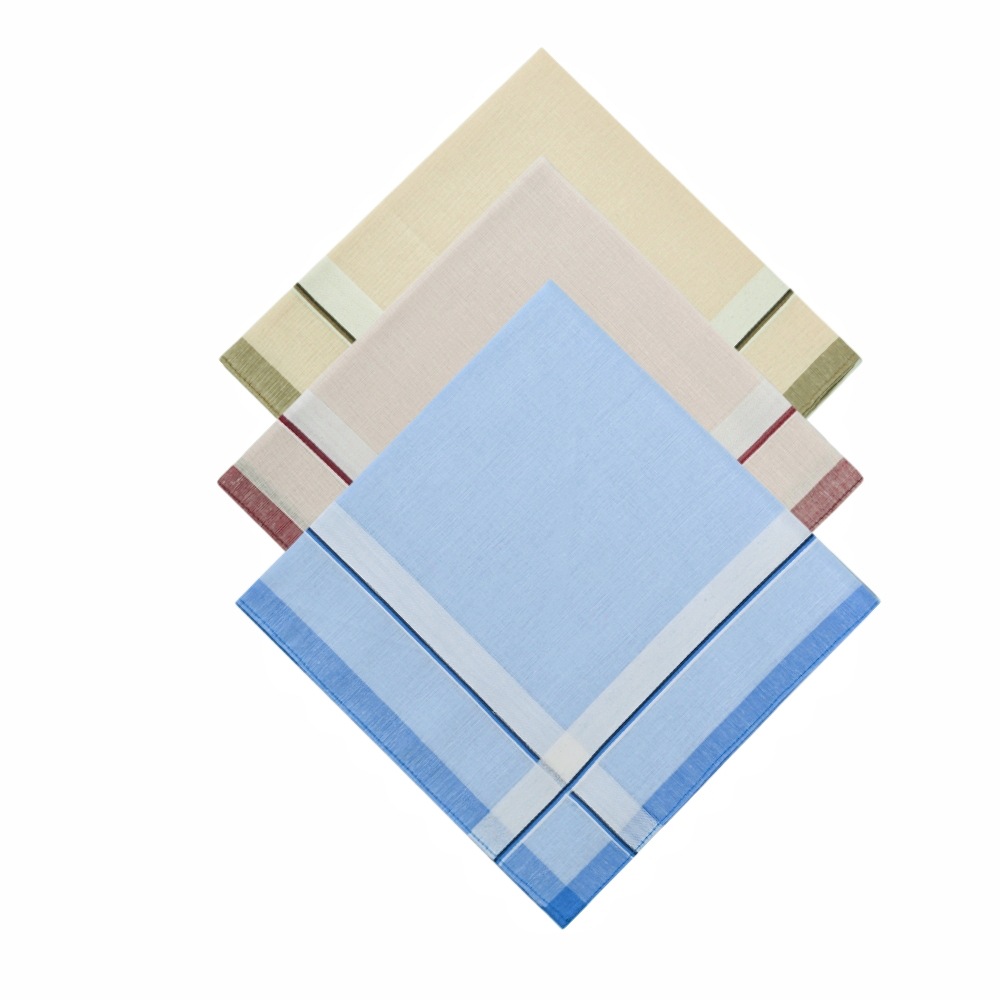 Picture of 40cm Satin Craft Vintage Cotton Handkerchief Nostalgic High Density Men's Handkerchief for Elders Cross-border Hot Sale