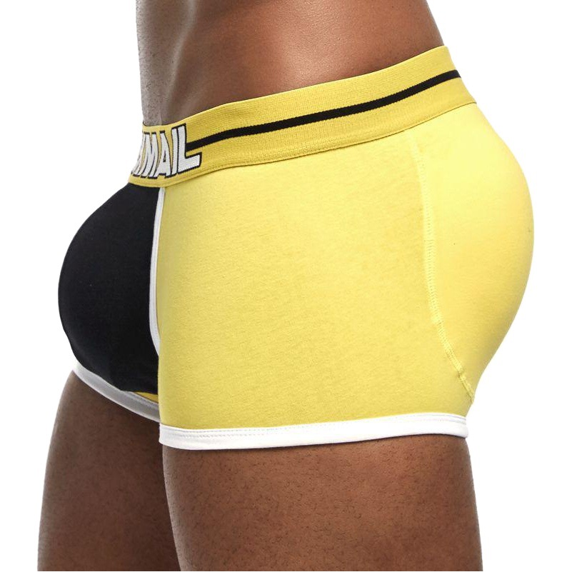 JOCKMAIL Foreign Trade Men's Full Hip Underwear Men's Boxer Underwear Sexy U Convex Pad Hip Men's Underwear