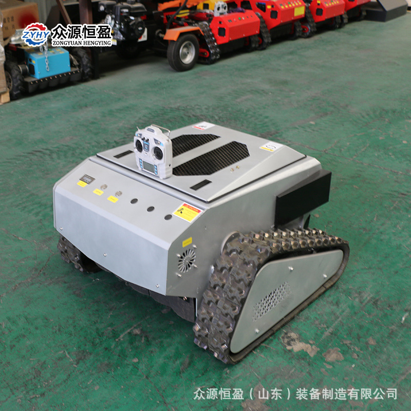 Abandoned Land Garden Agricultural Tillage and Pruning Machine Automatic Remote Control Crawler Lawn Mower Forestry Orchard Woods Lawn Mower