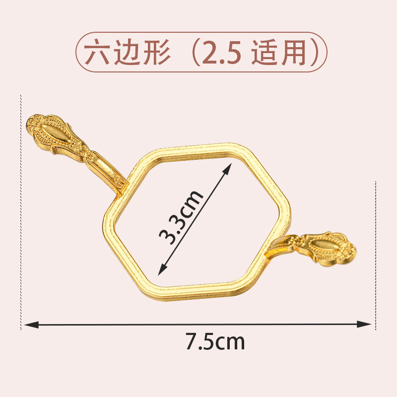Picture of Fire paint wax mold metal pattern circle mold fire paint seal stamp fixer metal wax seal mold