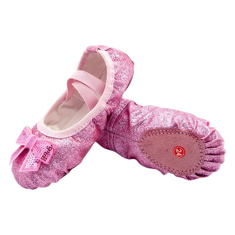 Children's Dance shoes soft bottom practice shoes children ballet shoes girls Chinese dance performance cat claw dancing shoes