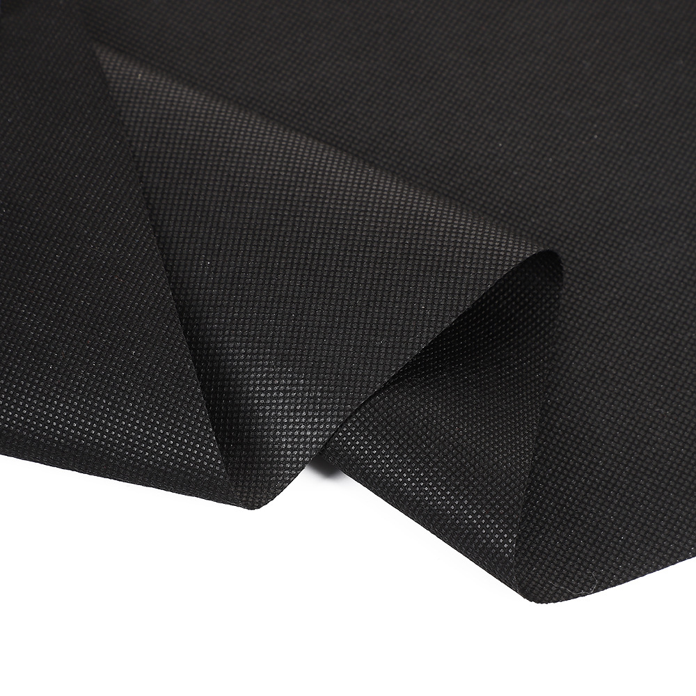 Picture of Black Pp Non-Woven Fabric Sofa Base Cloth Shopping Bag Car Clothing Composite 120g 150g Non-Woven Fabric Roll Material