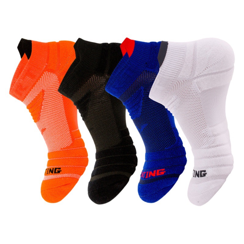 Sports Socks Men's Running Professional Marathon Thickened Towel Bottom Four Seasons Tennis Cotton Socks Basketball Socks Women's Breathable