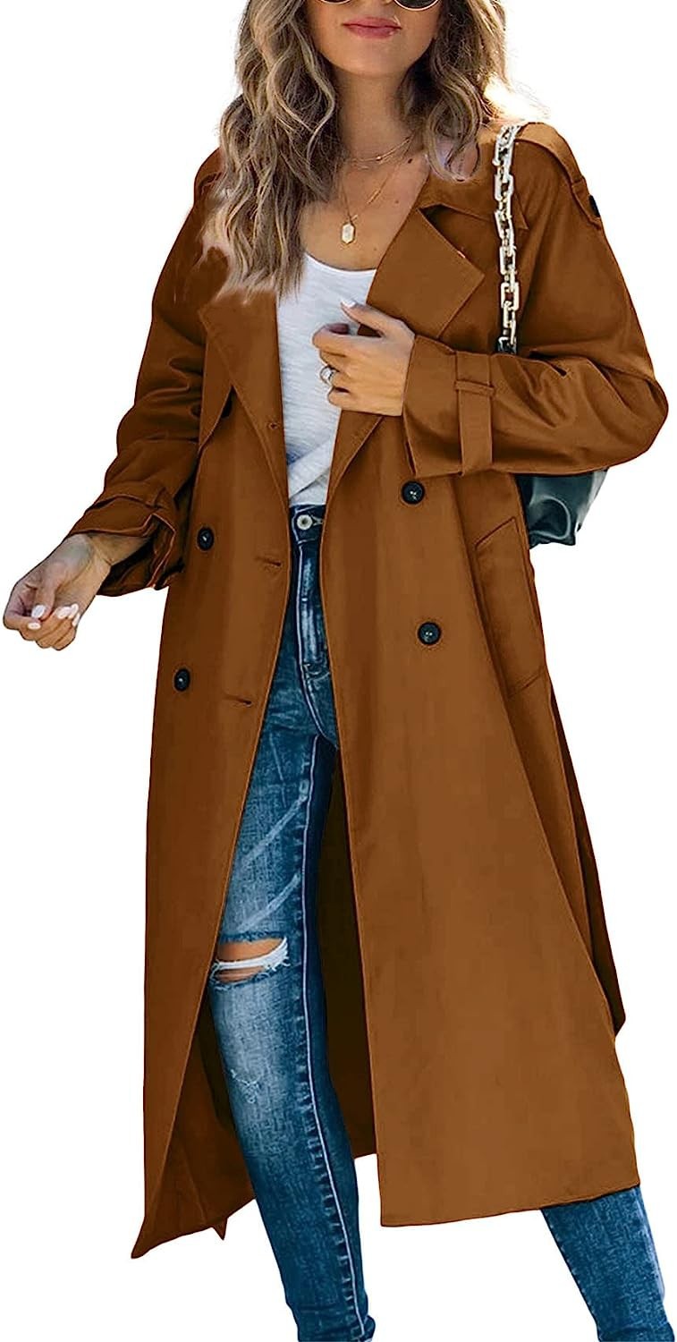 Picture of in stock! Amazon Independent Station Cross-border European and American Women's Winter and Autumn Coat Coat Foreign Trade 2023 Coat