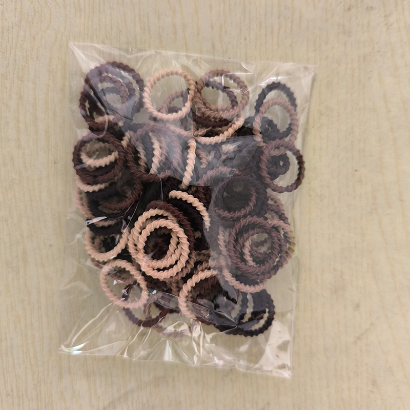 Picture of Single Wholesale Black Headband Hair Tie for Women Korean Style High Elasticity Does Not Hurt Hair Rubber Band High Ponytail Baby Hair Accessories
