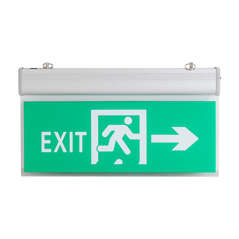 Picture of Cross-Border Evacuation Indicator Tag Hanging Safety Exit Indicator Light Acrylic Fire Safety Exit Sign