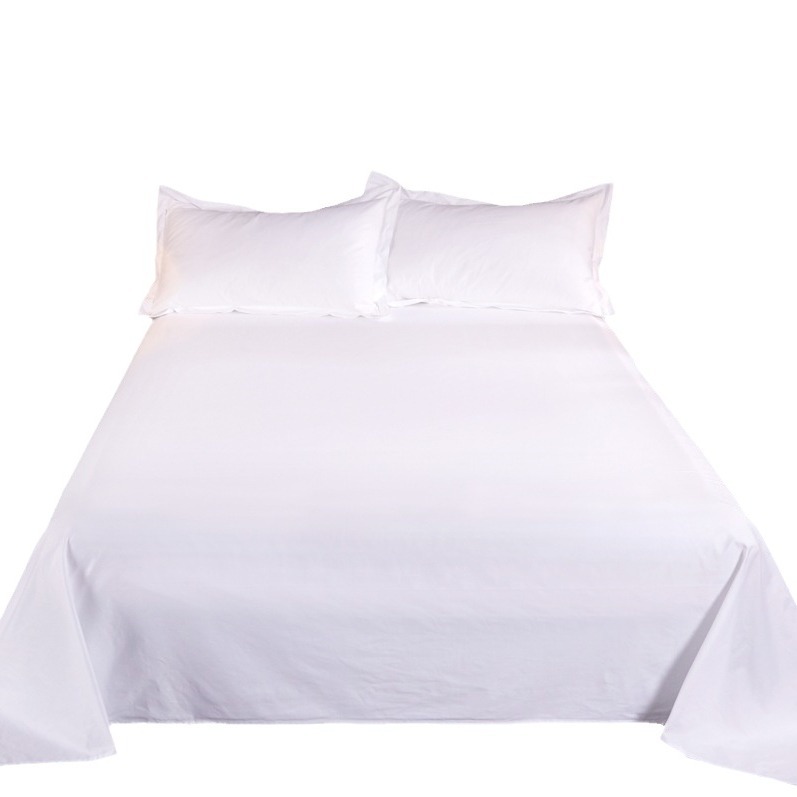 Picture of Star hotel sheets 60 80 cotton hotel linen satin sheets five-star hotel satin white sheets