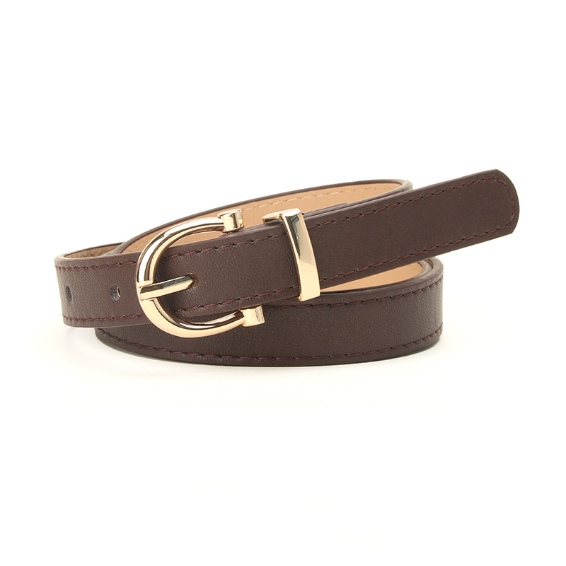 Picture of Cool matching in stock ladies Korean fashion belt student jeans decorative thin belt clothing matching belt women