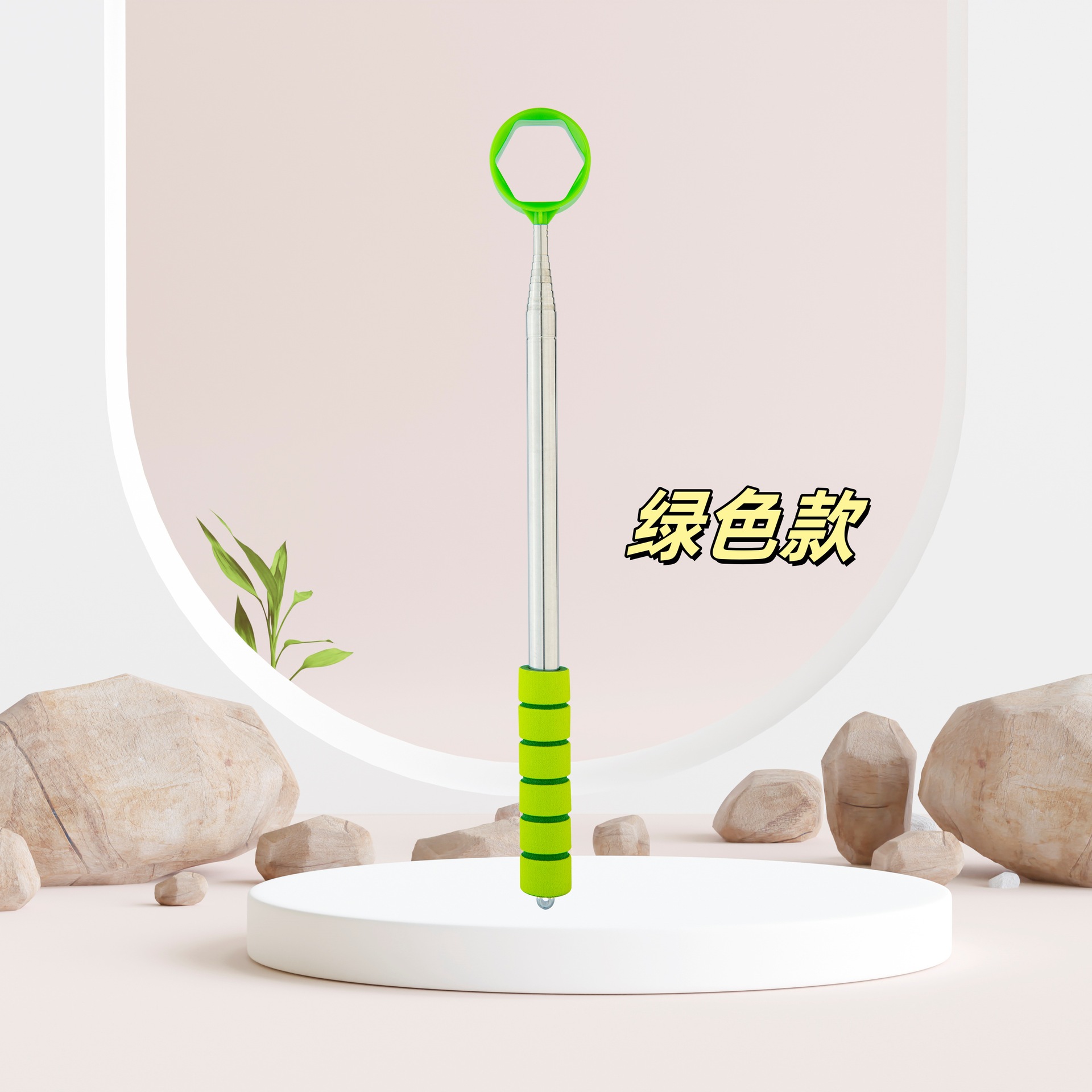 Picture of Golf Stainless Steel Ball Retriever Antenna, Extendable Golf Club Retriever, Golf Supplies