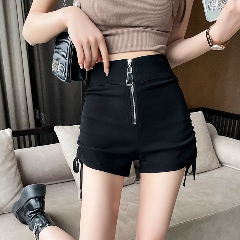 Picture of Fall 2023 high waist slimming drawstring casual pants hot pants hot girl shorts Women's Small design sense niche pants