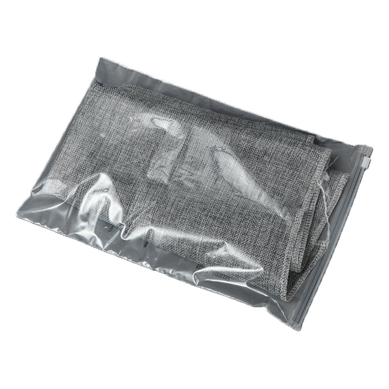 Factory Direct supply PE translucent warning self-sealing packaging bag storage bag clothing plastic packaging zipper bag