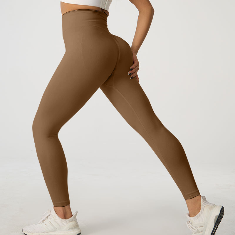 Picture of Wholesale spring peach hip yoga pants sports cycling pants quick-drying yoga clothing high waist tight fitness pants generation hair