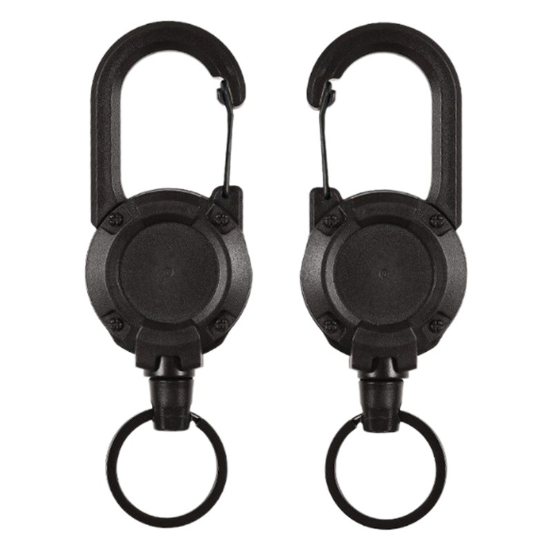 Cross-border outdoor backpack easy pull-up buckle retractable rebound anti-lost anti-theft portable easy pull-up key chain spot
