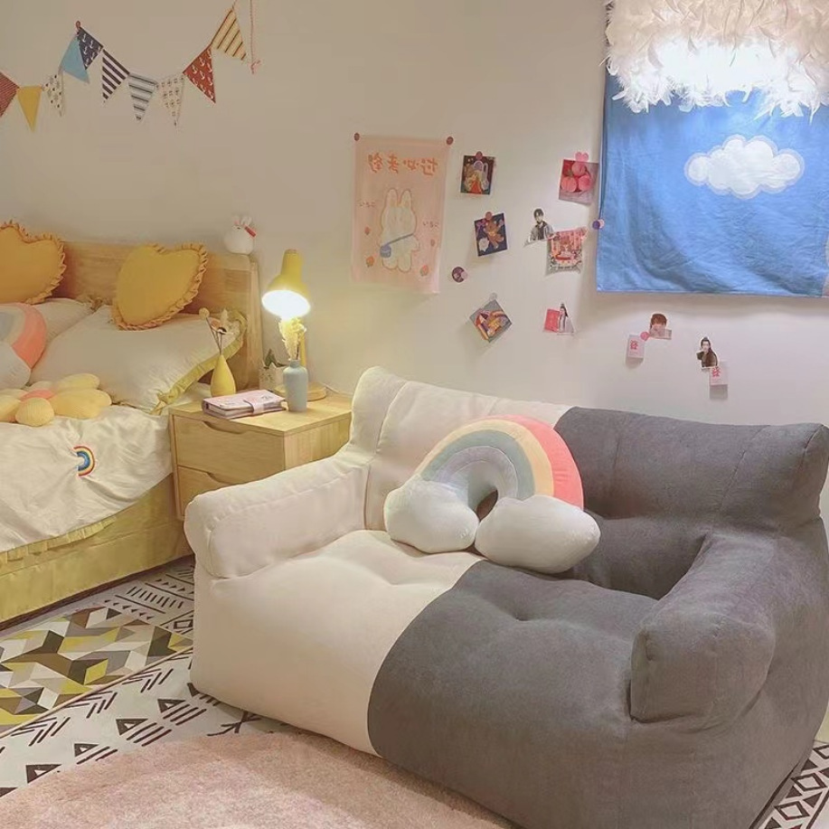 Lazy Sofa Tatami Double Floor Room Reclining Bedroom Rental House Dormitory Internet Celebrity Single Small Sofa