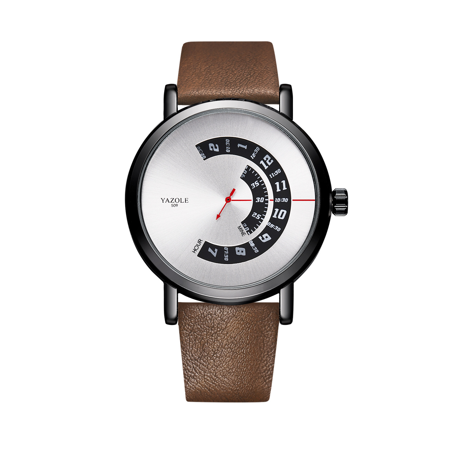 Picture of 509 cross-border fashion turntable non-mechanical watch watch watch men quartz watch men's watch yazole men's watch