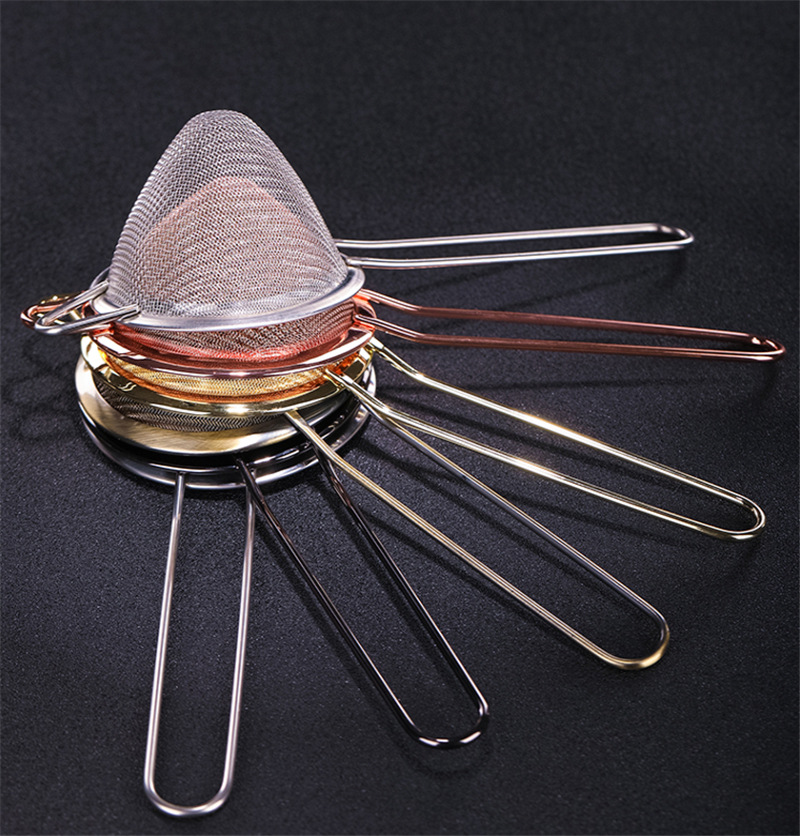 Picture of Cross-Border Ultra-Precision 304 Stainless Steel Filter Filter Deepened Triangular Conical Funnel Leakage Duster