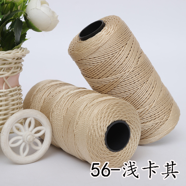 Picture of Three strands of nylon thread twine hook wire knitting hook hat shoes line car seat ice silk wool manufacturers wholesale