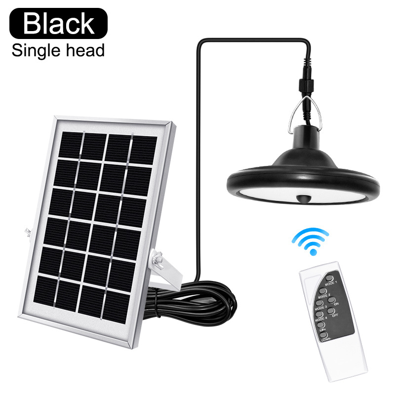 Solar outdoor waterproof chandelier, courtyard hanging light, waterproof home human body sensor lighting, ultra-bright outdoor street light