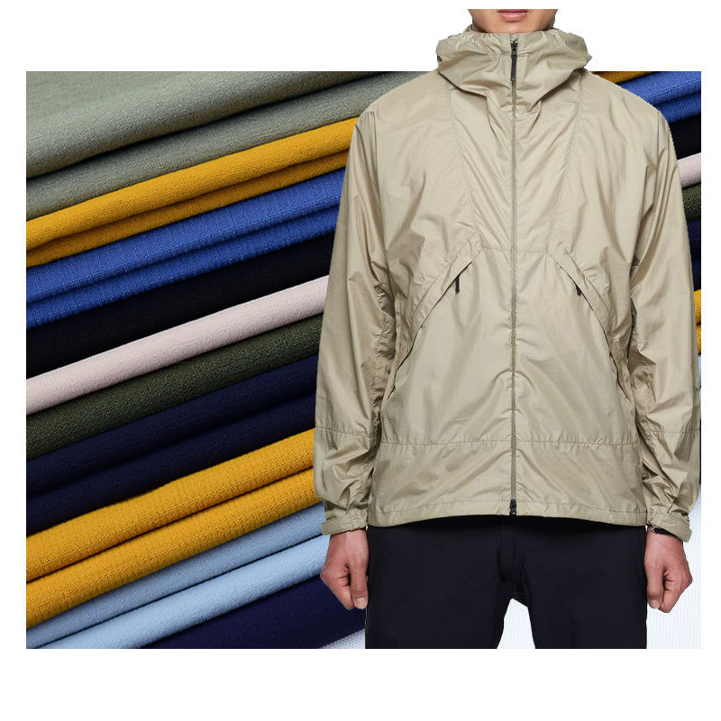 Nylon Nylon Four-Way Elastic Quick-Drying Waterproof Fabric Summer Outdoor Sports Casual Pants Assault down Jacket Fabric