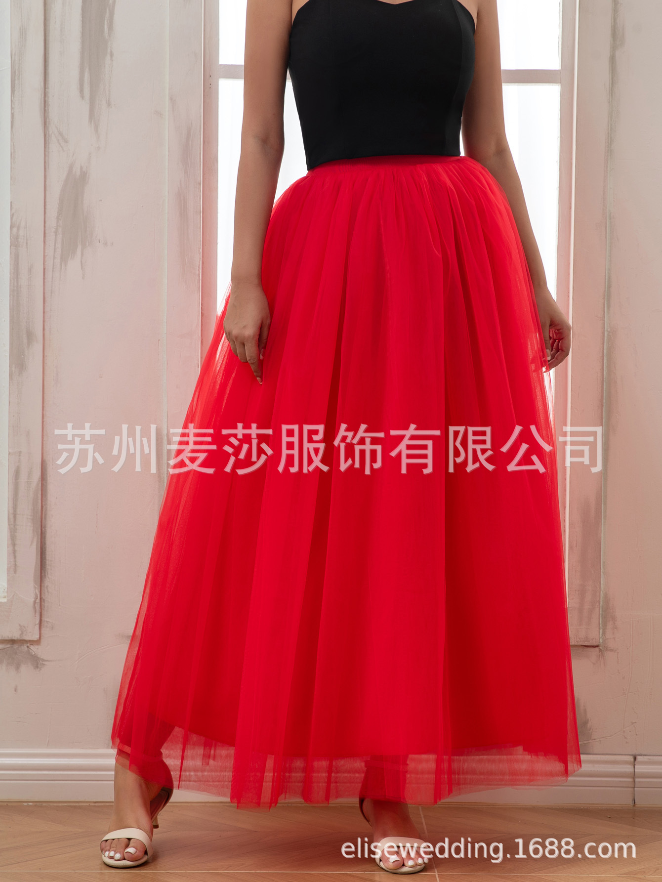 Picture of 1m Long Gauze Skirt High Waist Mesh Skirt Tulle Lolita Lolita Skirt Support Soft Gauze Export Amazon