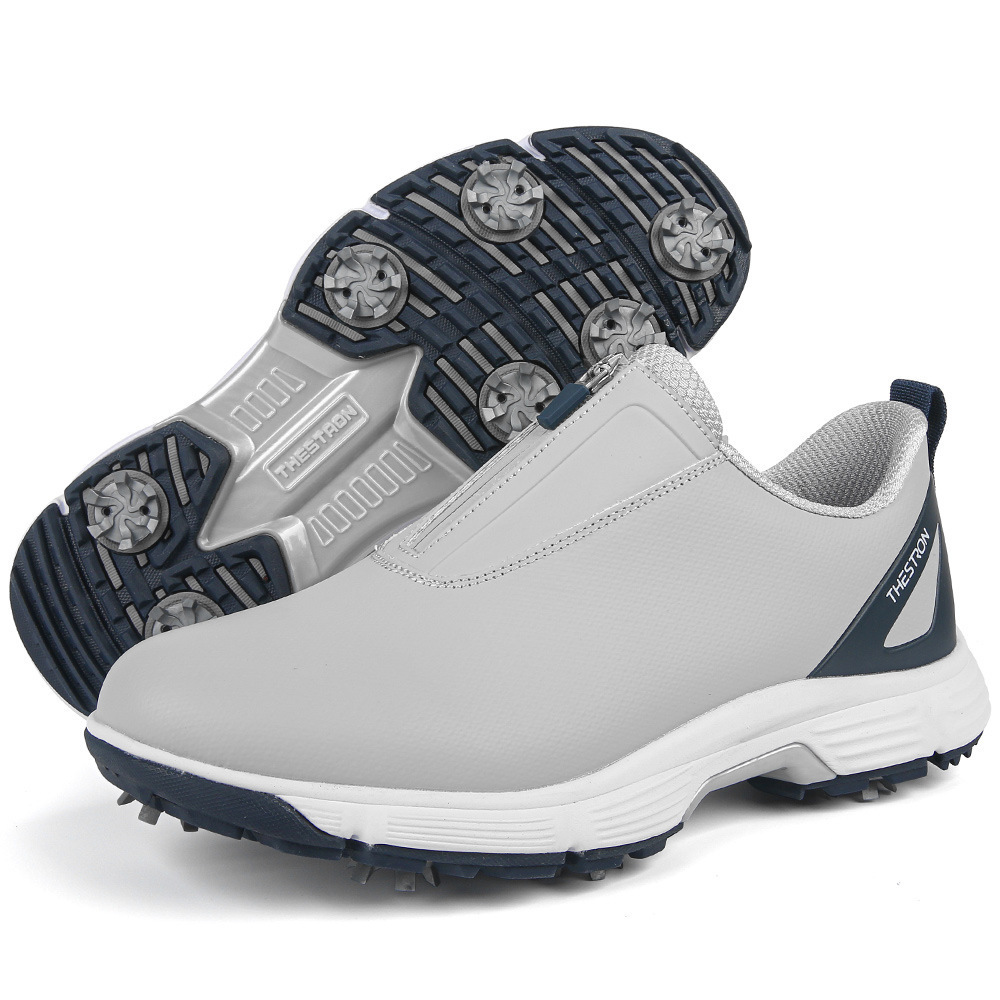 New Studded and Studless Golf Shoes Men's plus size Golf Training Shoes Outdoor Cross Border Spikes Adult