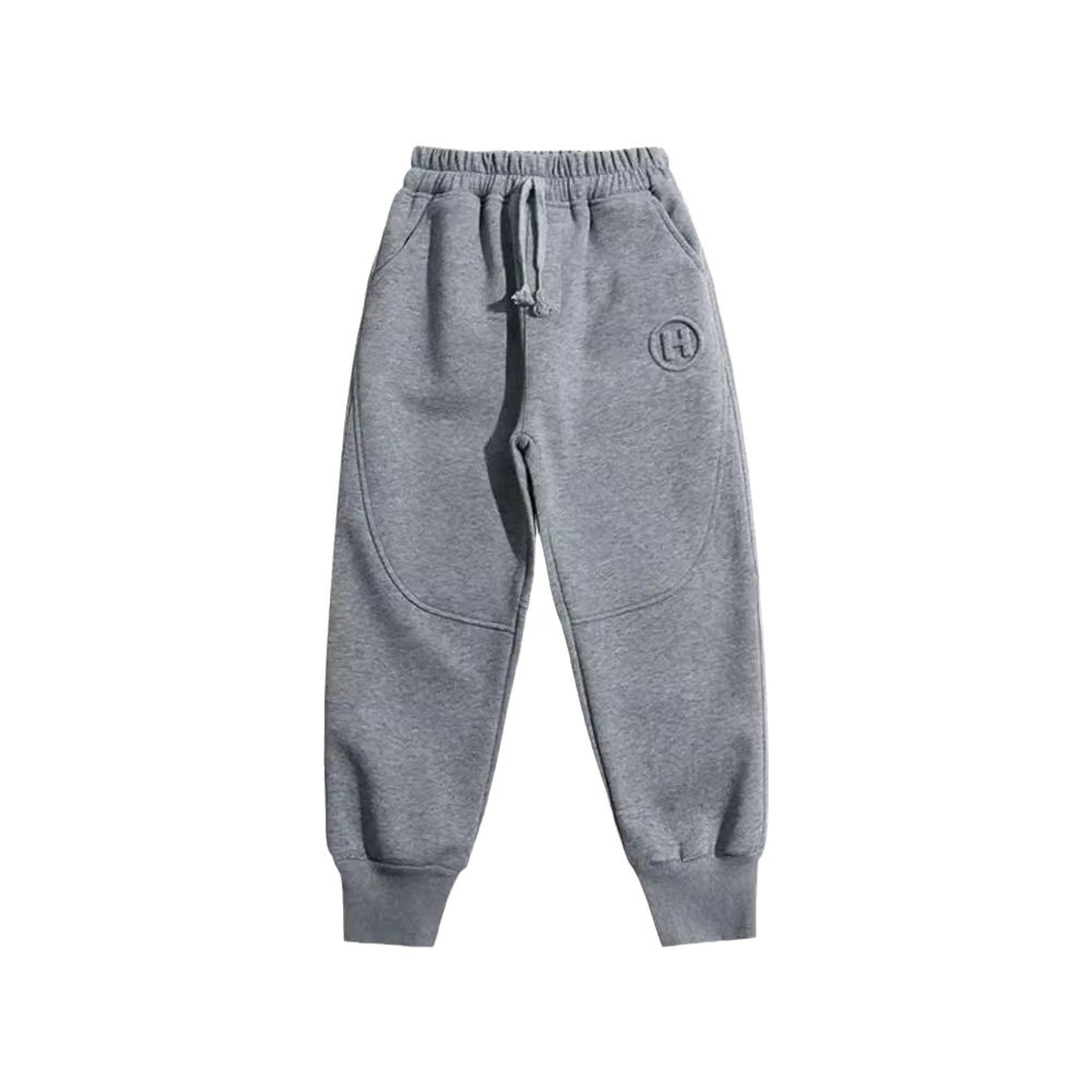 Picture of Boys' Sports Pants Autumn and Winter New Children's Sweatpants Children's Loose Casual Fleece-Lite Pants One-piece Trousers Spring and Autumn