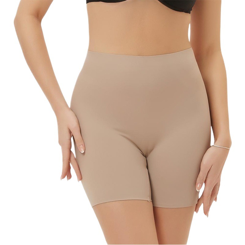 European and American Peach Hip shaping pants Women's Mid-waist belly shaping pants sexy seamless hip lifting pants women's solid color comfortable safety pants