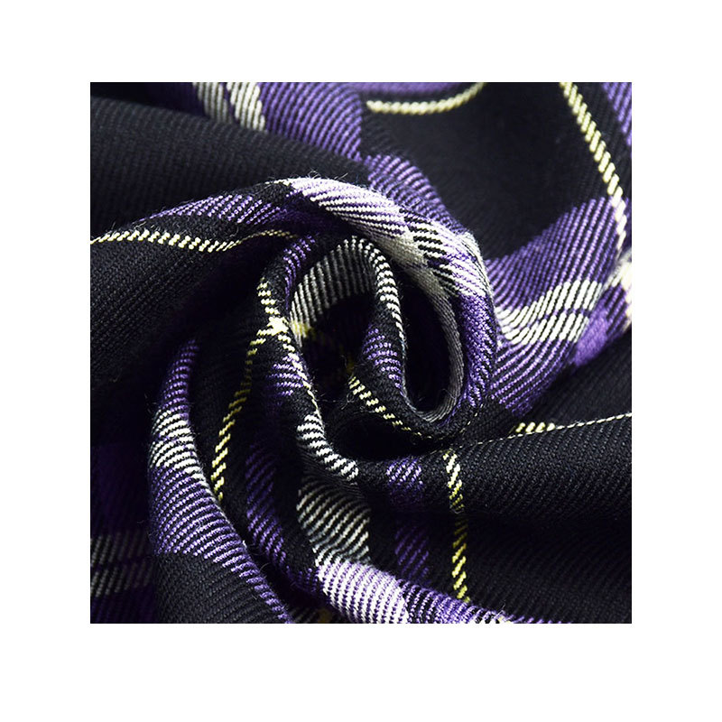 Woven tr yarn-dyed fabric school uniform plaid fabric men's shirt fabric spring and autumn women's clothing children's clothing fabric