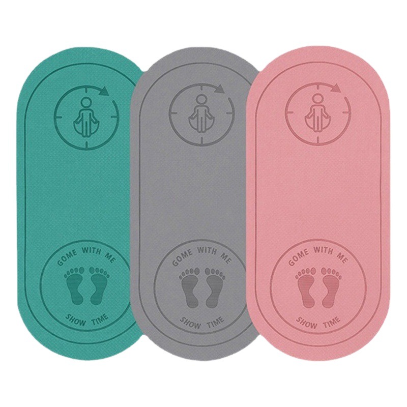 TPE Yoga Mat Dance Special Thickened Oval Mute Non-slip Rope Skipping Mat Sports Fitness Large Rope Skipping Mat