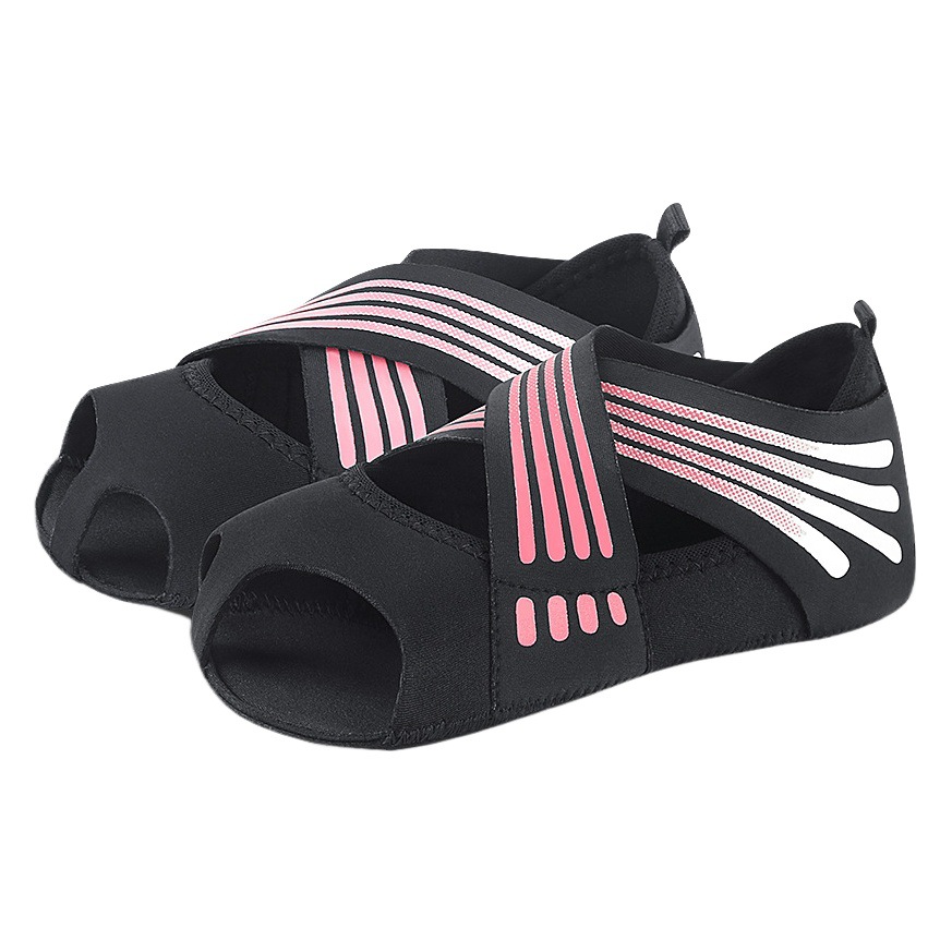 Manufacturers yoga shoes women's soft-soled Pilates shoes five-finger training yoga socks dance backless shoes and socks wholesale