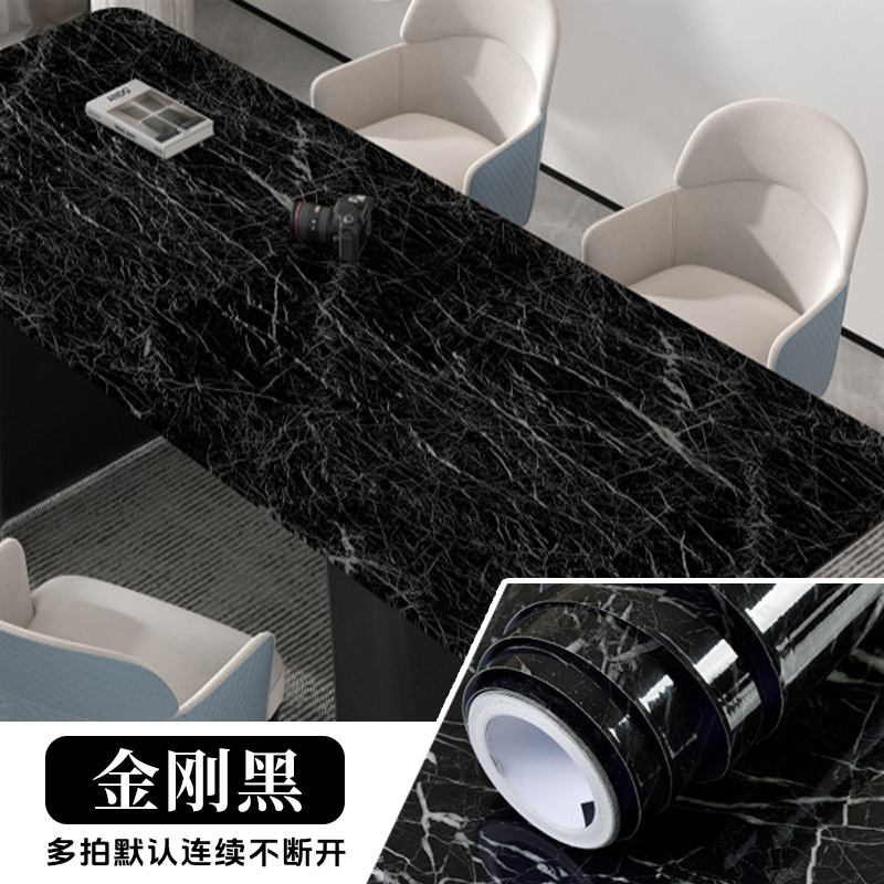 Picture of Wholesale Self-adhesive Wall Stickers Household Waterproof and Oil-proof Kitchen Stickers Stove Marble Countertop High Temperature Resistant Wallpaper Self-adhesive