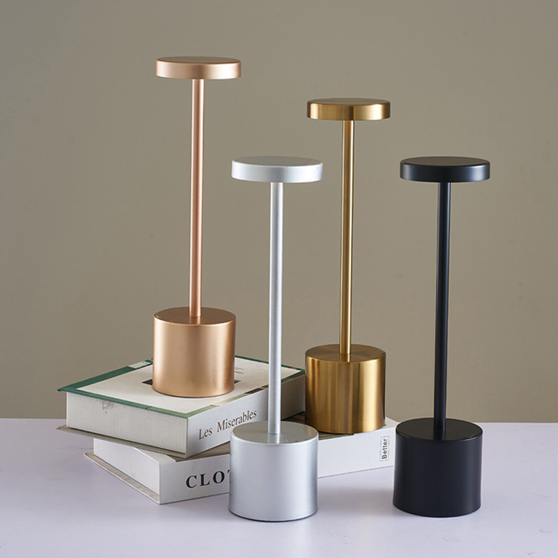 Cross-border Amazon I-shaped rechargeable desk lamp Nordic desk lamp bedroom led touch bar desk lamp USB night light