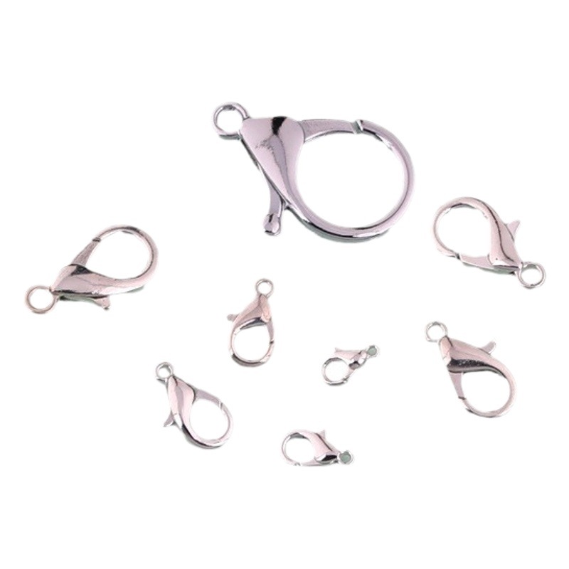 Metal Alloy Lobster Clasp DIY Jewelry Bracelet Necklace Ending Connection Buckle Multi-Color Multi-Specification Material Accessories