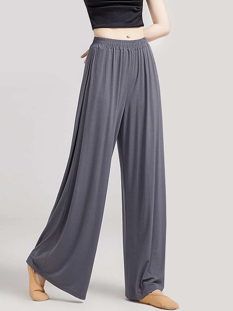 Picture of Modern Dance Loose Wide-Leg Pants Chinese Dance Classical Dance Body Professional Training Pants Women's Dance Practice Pants Long Pants