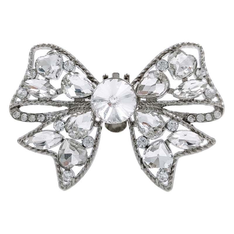 High heels decorative shoes flower detachable shoes clip metal glass rhinestone bow one shoes multi-wear buckle accessories