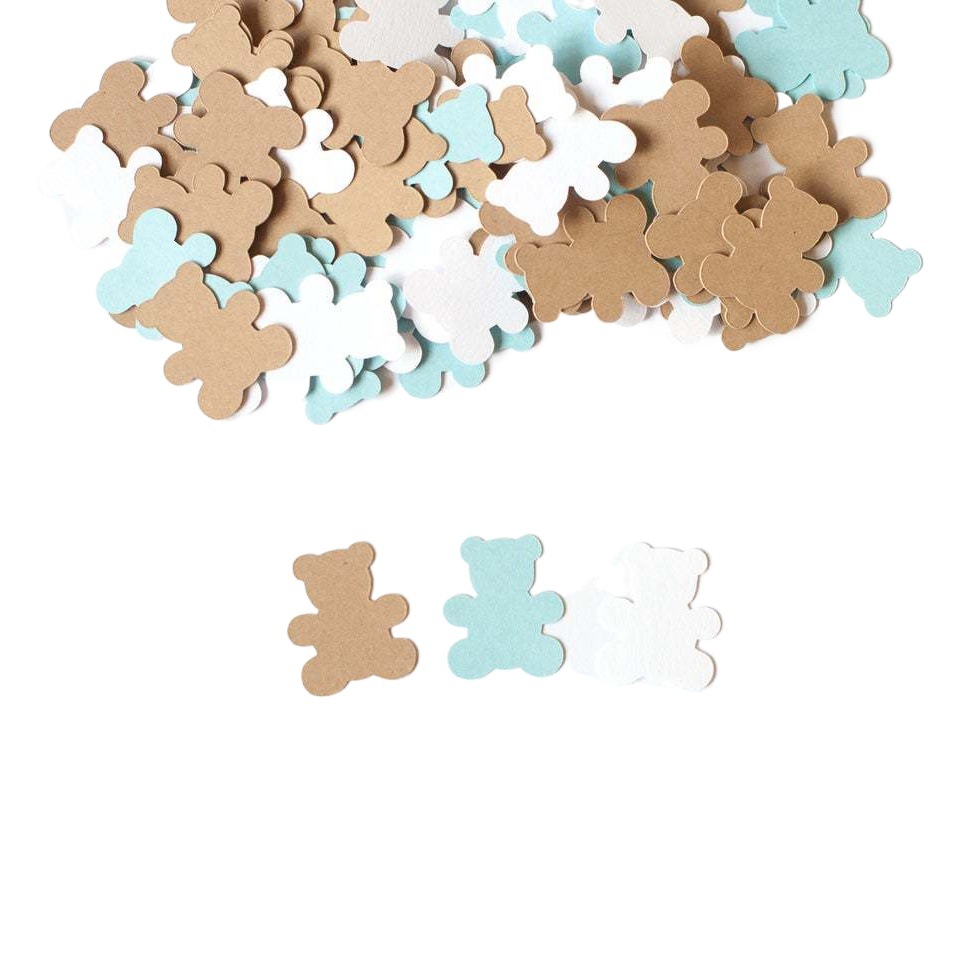 Party Party Theme Decoration Confetti Festival Supplies Throw Props Teddy Bear Confetti 100 Pack