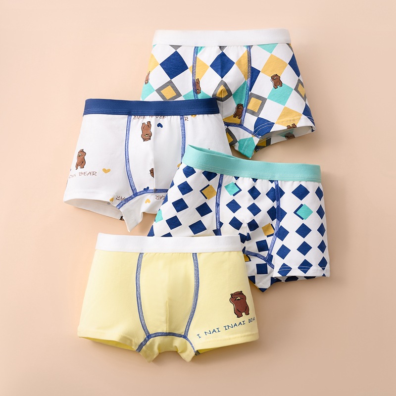 Picture of New Class A Combed Cotton Children's Underwear Cotton Boys' Underwear Baby Boxer Shorts Kids Student Boxer Pants