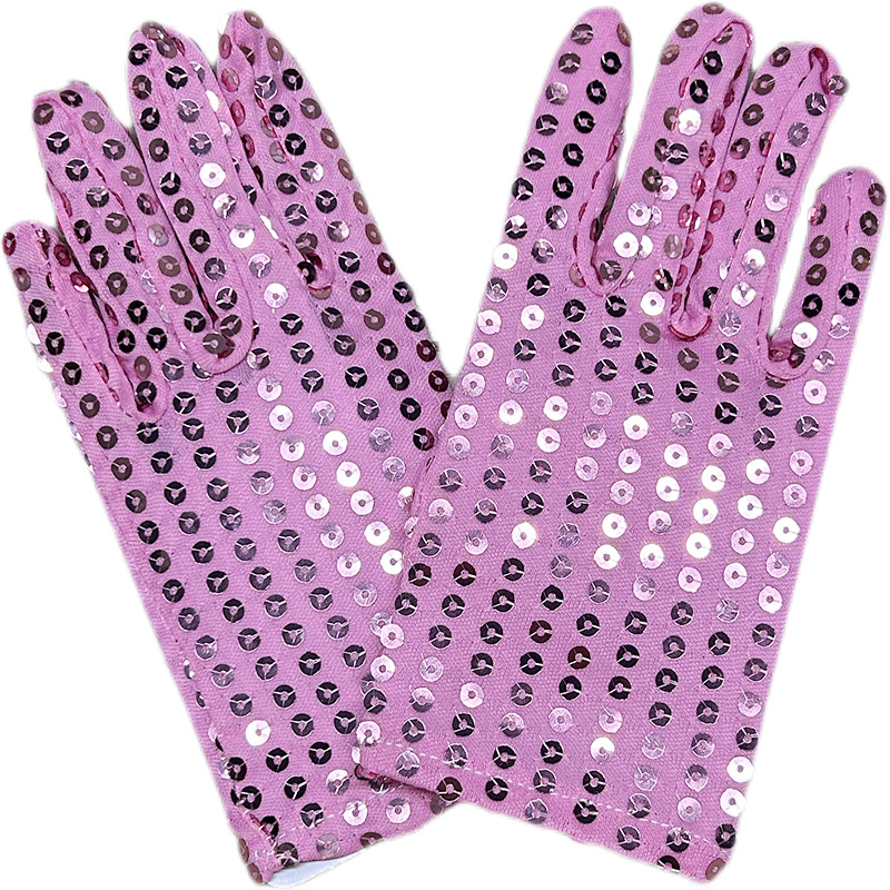 Picture of Children's Day Stage Sequin Gloves Become Children's Performance Dance Gloves for Party Night Dance Performances
