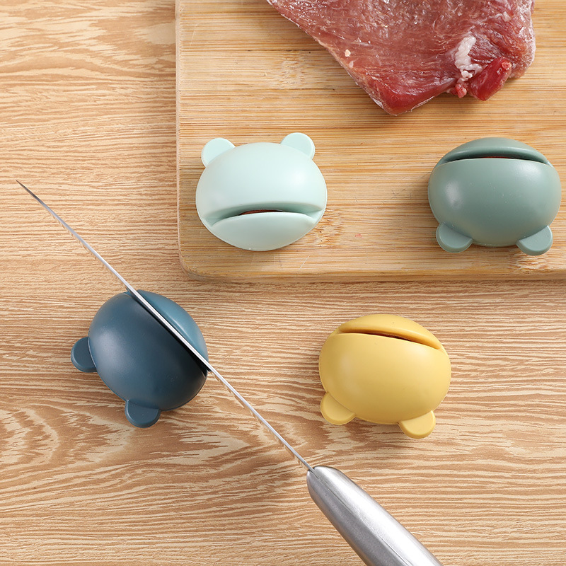 A3021 Cartoon Knife Grinder Kitchen Grinding Stone Creative Household Manual Grinding Scissors Grinding Kitchen Knife