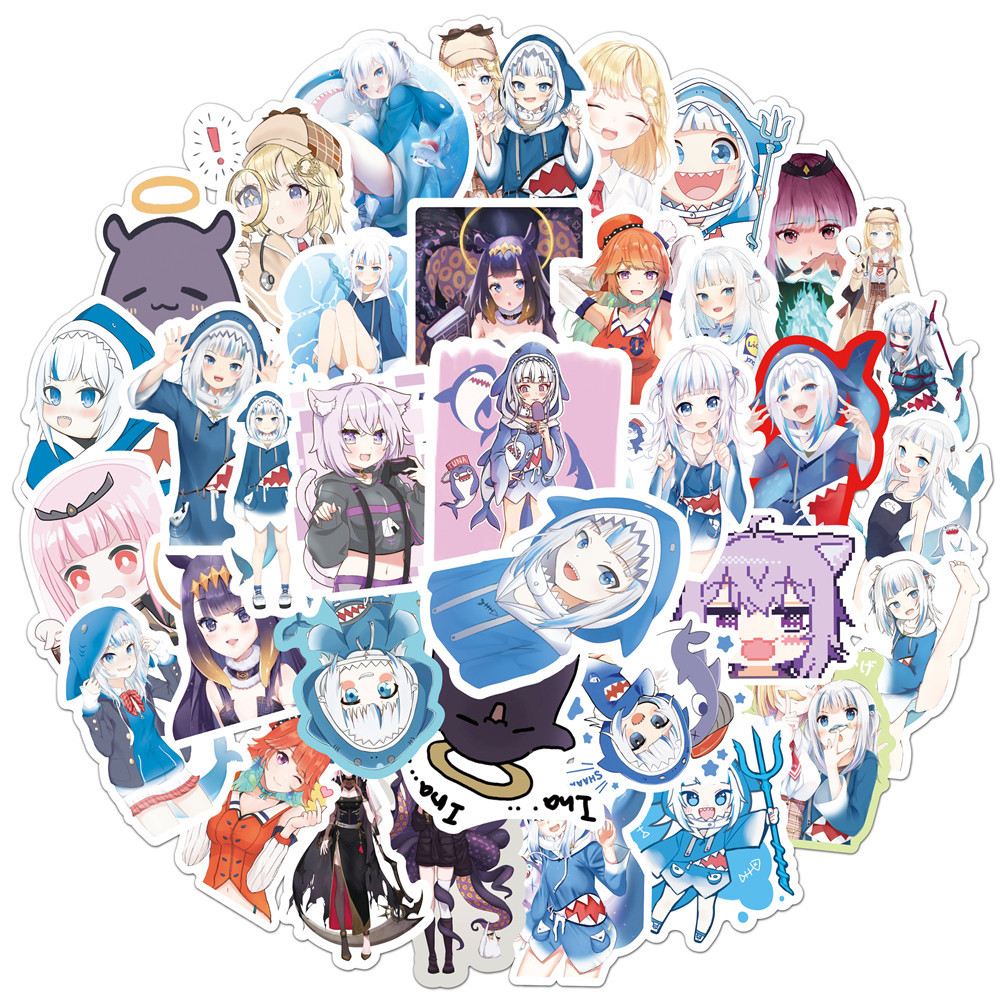 50 pieces of Kawu Gula graffiti stickers luggage car helmet computer water cup mobile phone waterproof stickers