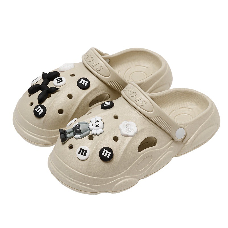Adaptable hole shoes cross accessories diy detachable decorative accessories Sesame Street cartoon shoes flower three-dimensional shoe buckle