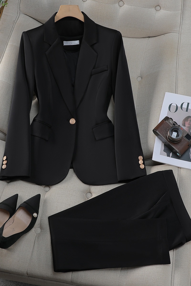 Picture of Business Wear Women's Cross-border Autumn and Winter New Fashion Formwork Suit Business Casual Suit Work Clothes