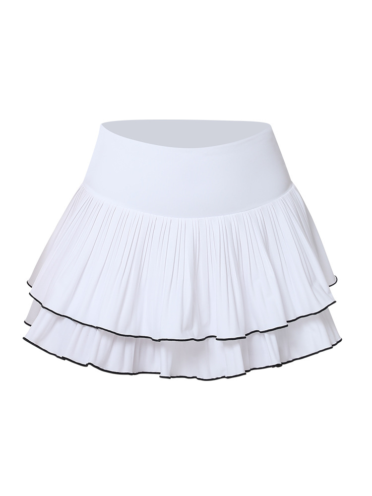 Picture of Quick-drying sunscreen pleated skirt running fitness yoga badminton tennis skirt outdoor golf short sports skirt women