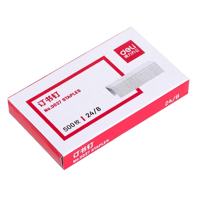 Deli 0027 staple staple staple staple staple staple book binding thick layer staple large heavy-duty thickened 40 pages