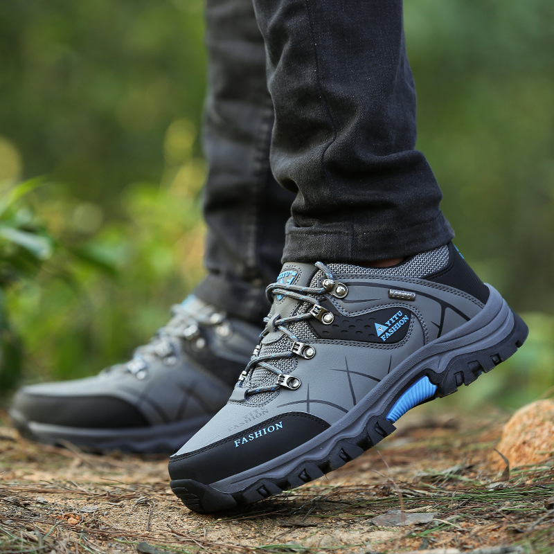 Cross-border autumn and winter 47 plus size outdoor hiking shoes men's Korean sports casual shoes hiking shoes men's shoes 46