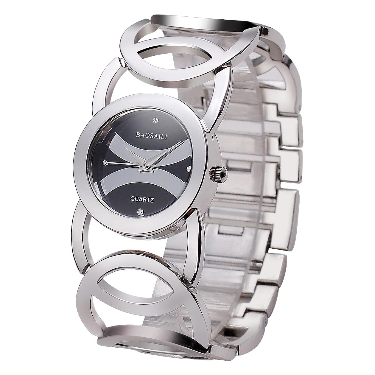 Europe and the United States hot selling BAOSAILI fashion collar steel band Women's Watch creative quartz watch women's watch waterproof