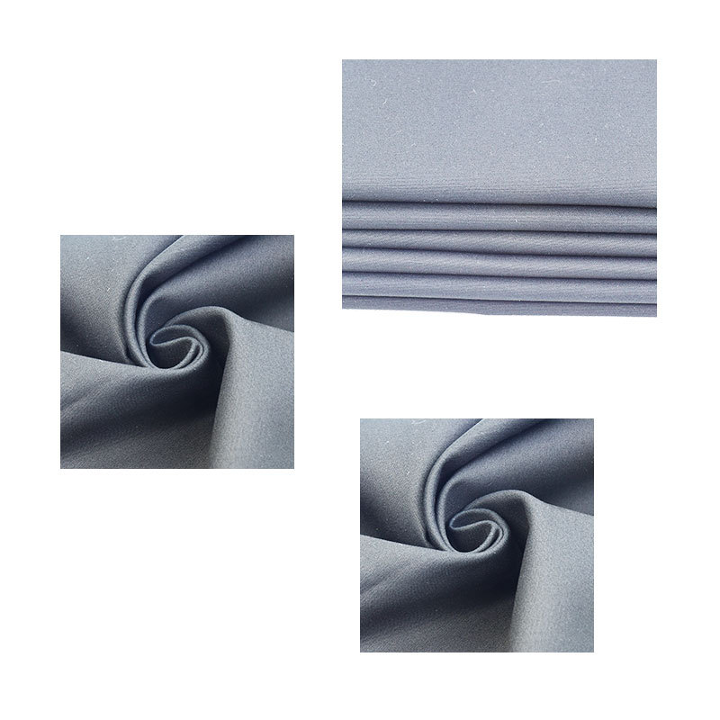 Pure Cotton Stretch Double-layer Cloth Woven Plain Color Double-layer Style Fabric Women's Wear Pants Dress Set Fabric